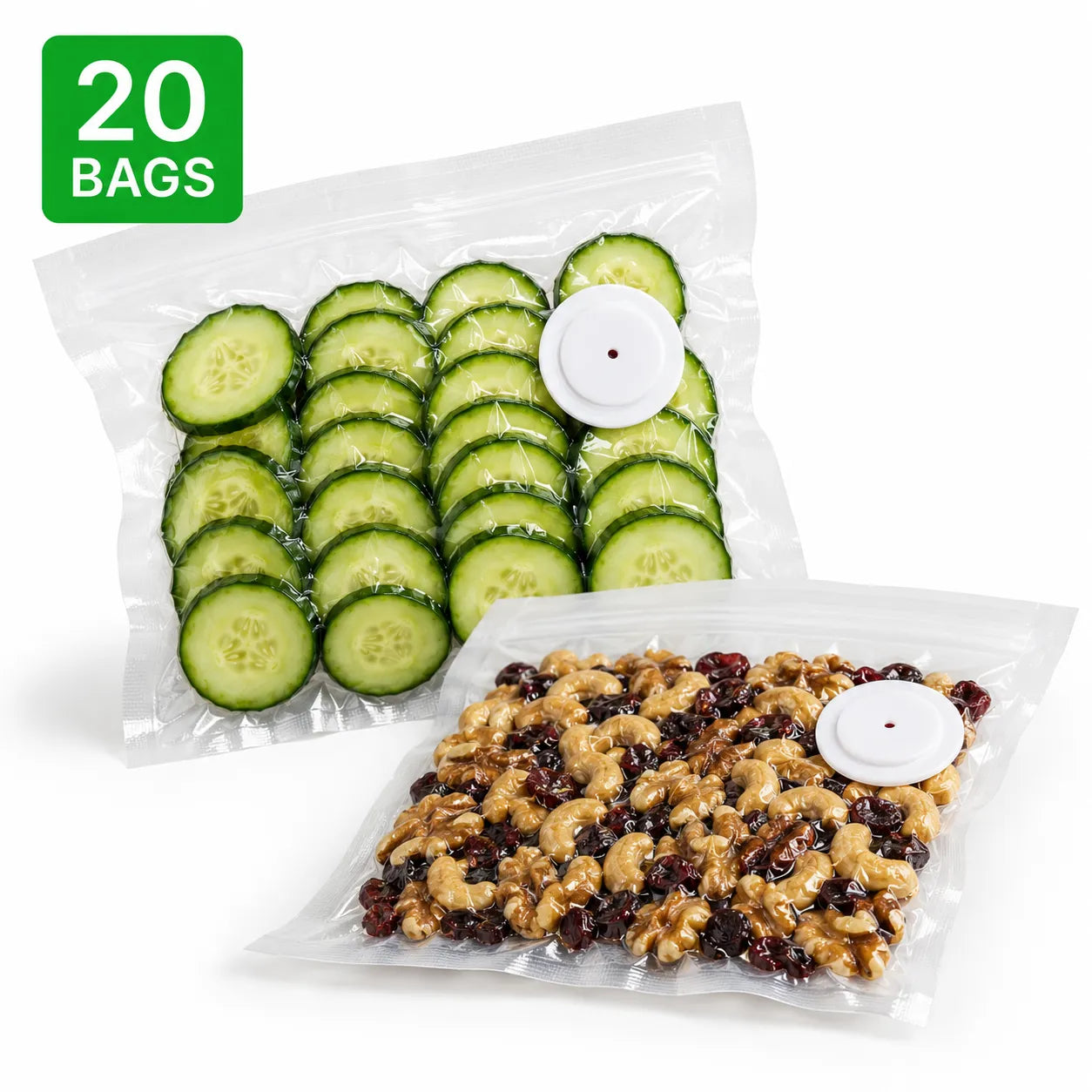 20 x Reusable Vacuum Bags
